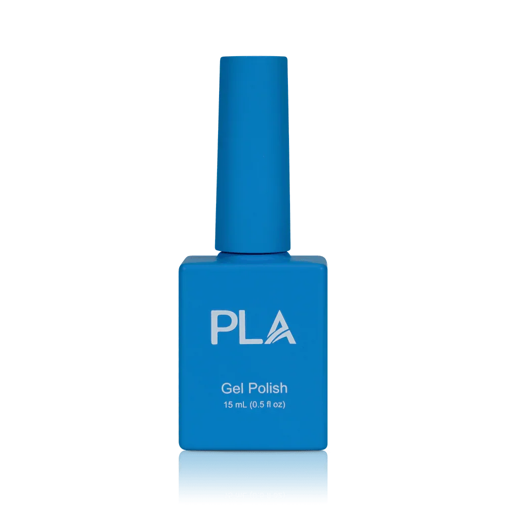 Neon nail colors from PLA: Hot And Juicy #99 (gel, front view)