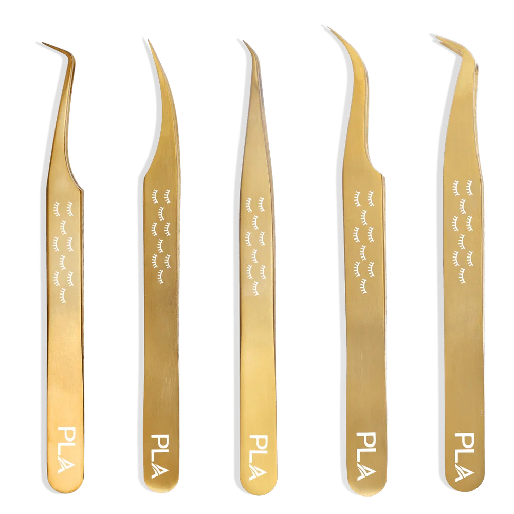 Limited Edition Gold Tweezer Set - Paris Lash Academy