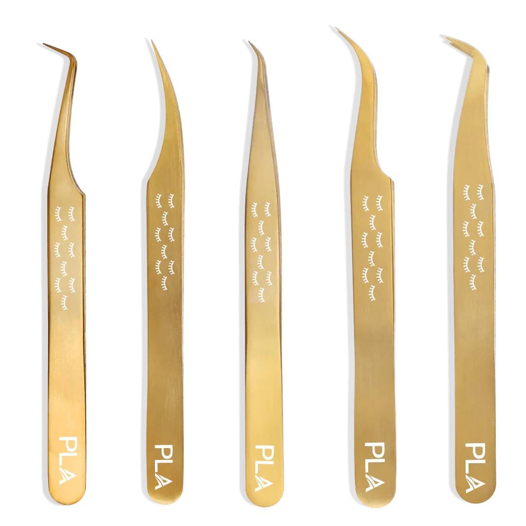 Limited Edition Gold Tweezer Set - Paris Lash Academy