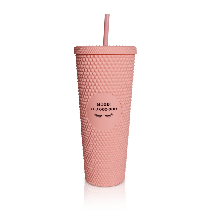 Studded Pink CEO Mood Tumbler - Paris Lash Academy