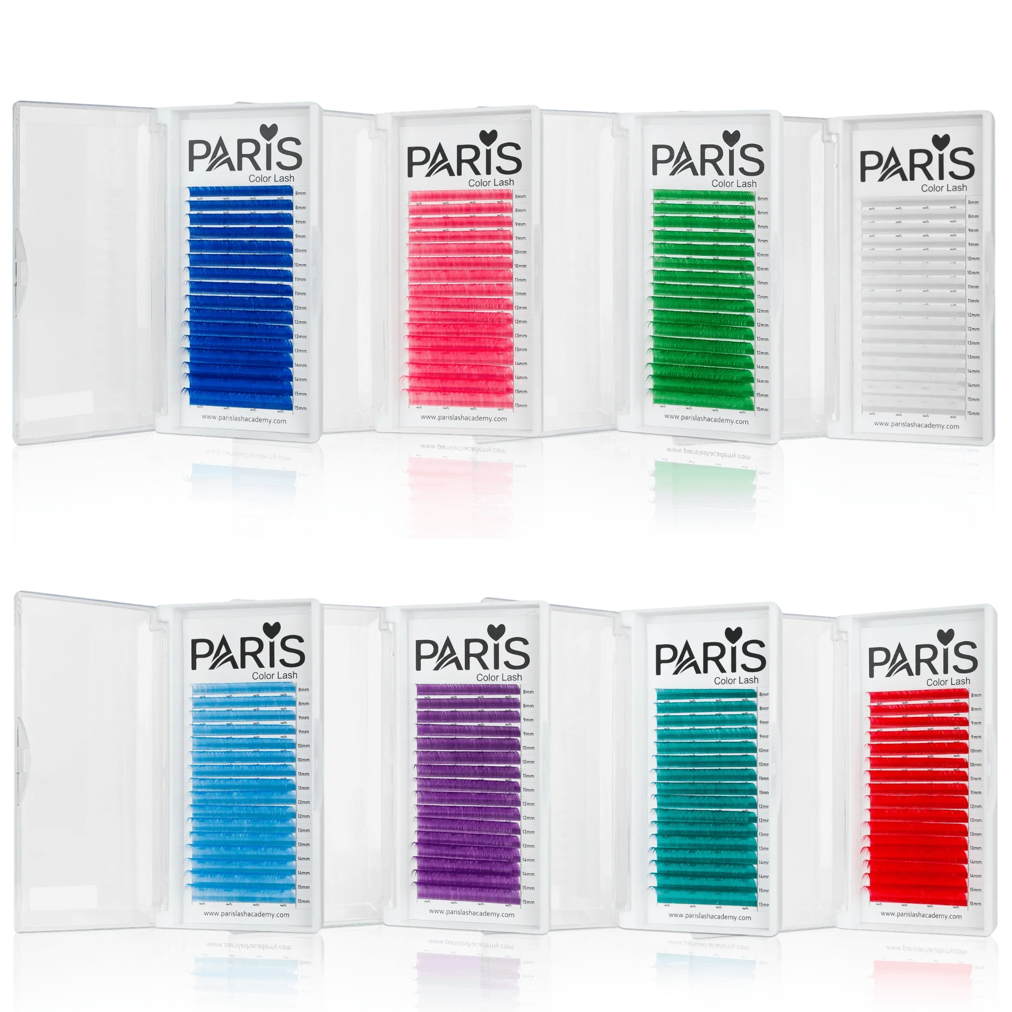 0.05 Mixed Color Volume Lash Tray - Paris Lash Academy