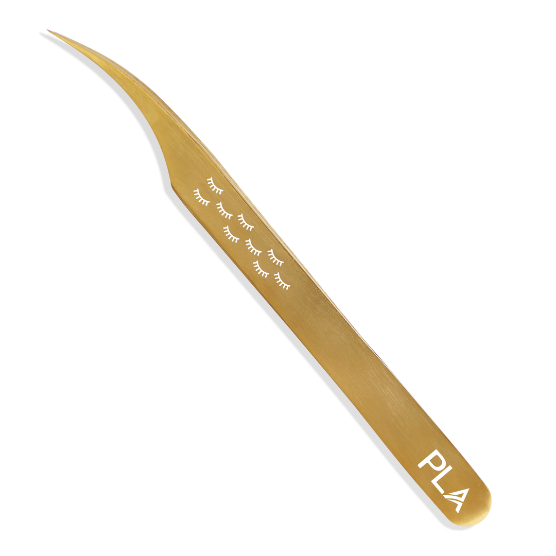 PLA P2 Isolating Tweezer (view of the whole Limited Edition Gold tweezer)