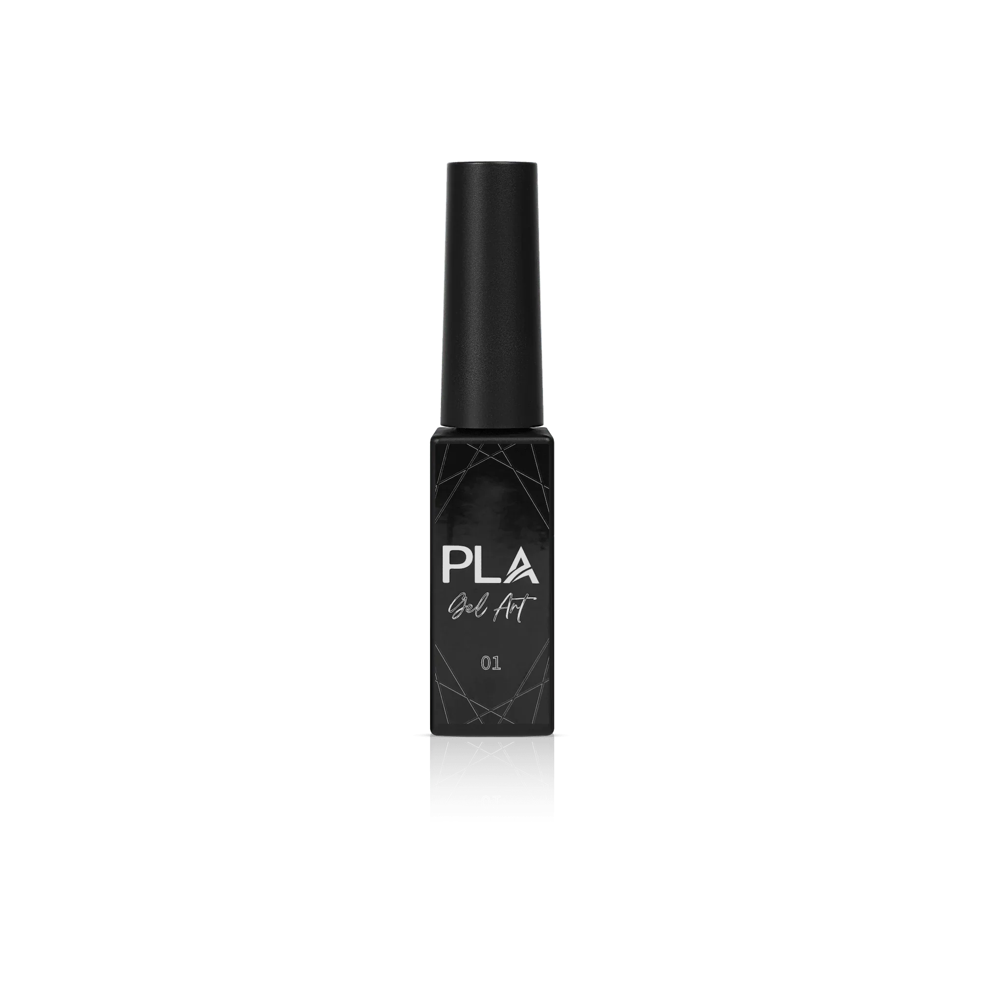 Nail liner for gel polish from Paris Lash Academy (black, front view)