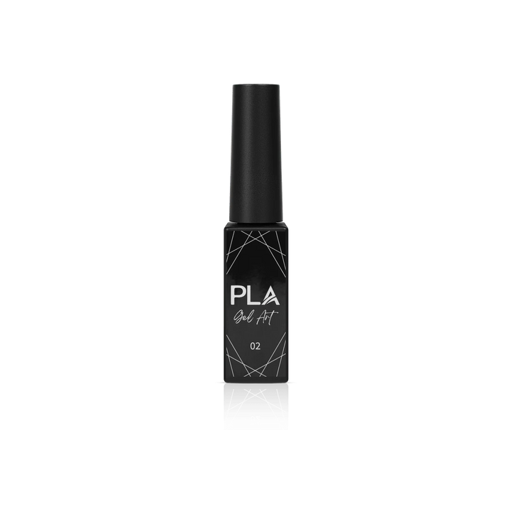 Nail liner for gel polish from Paris Lash Academy (white, front view)