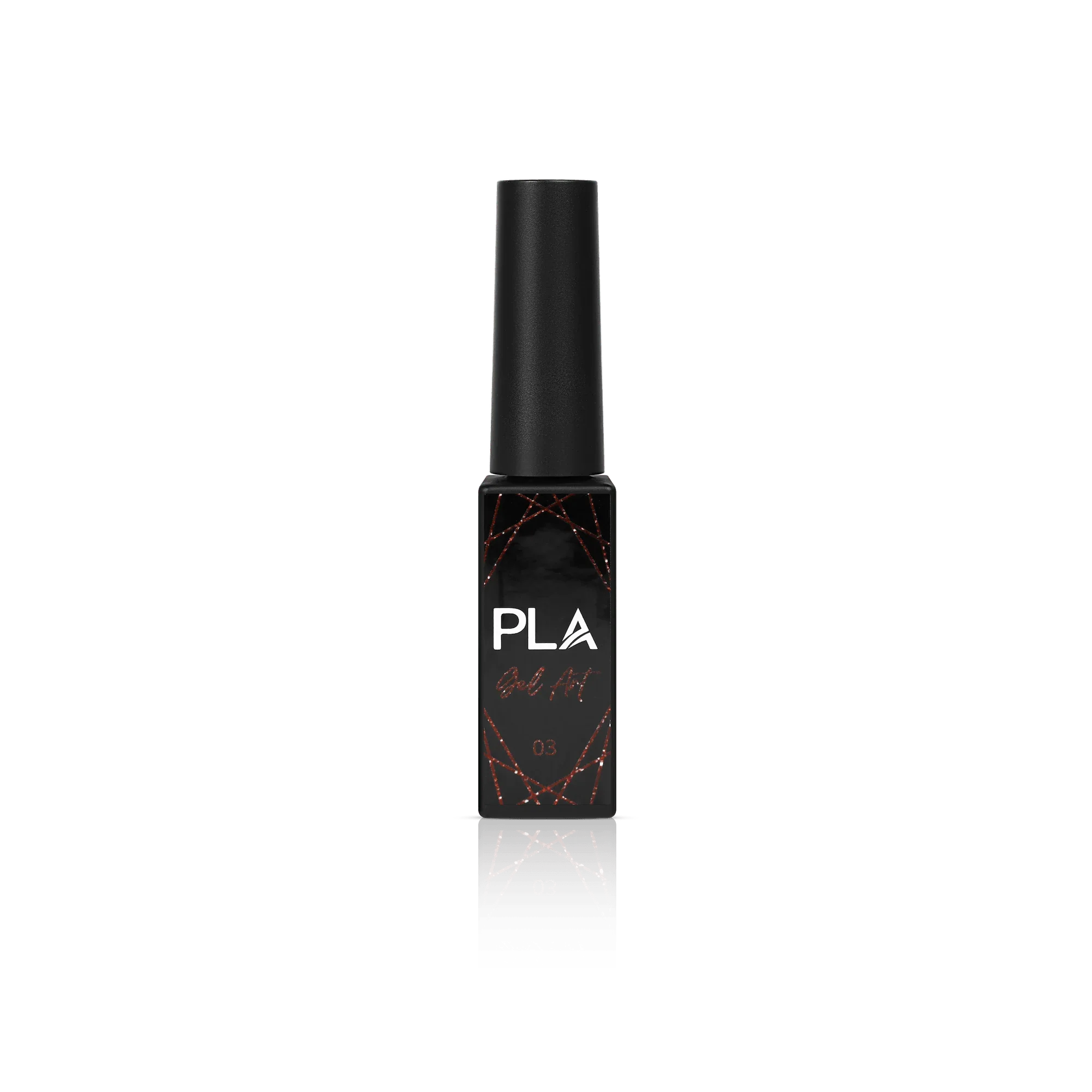 Nail liner for gel polish from Paris Lash Academy (red, front view)