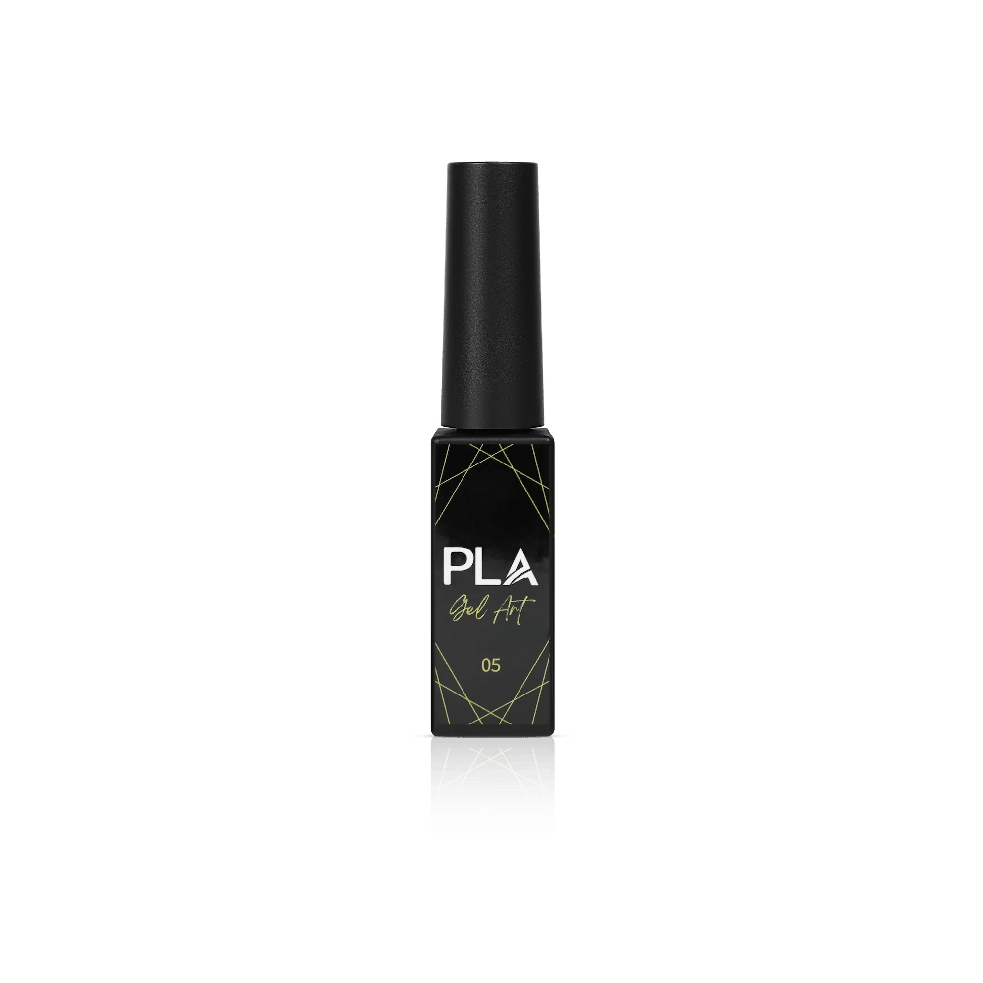 Nail liner for gel polish from Paris Lash Academy (neon yellow, front view)