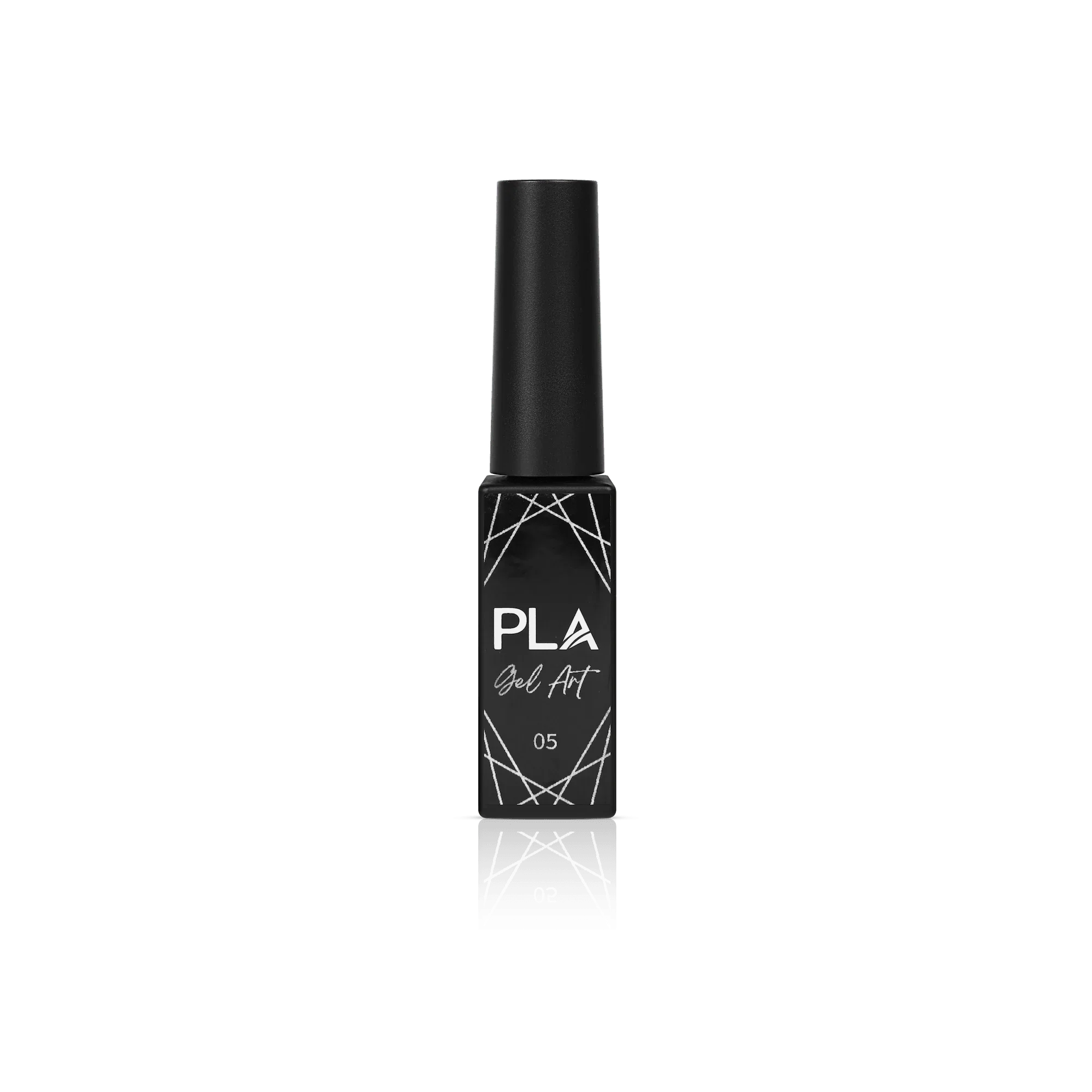 Nail liner for gel polish from Paris Lash Academy (silver, front view)
