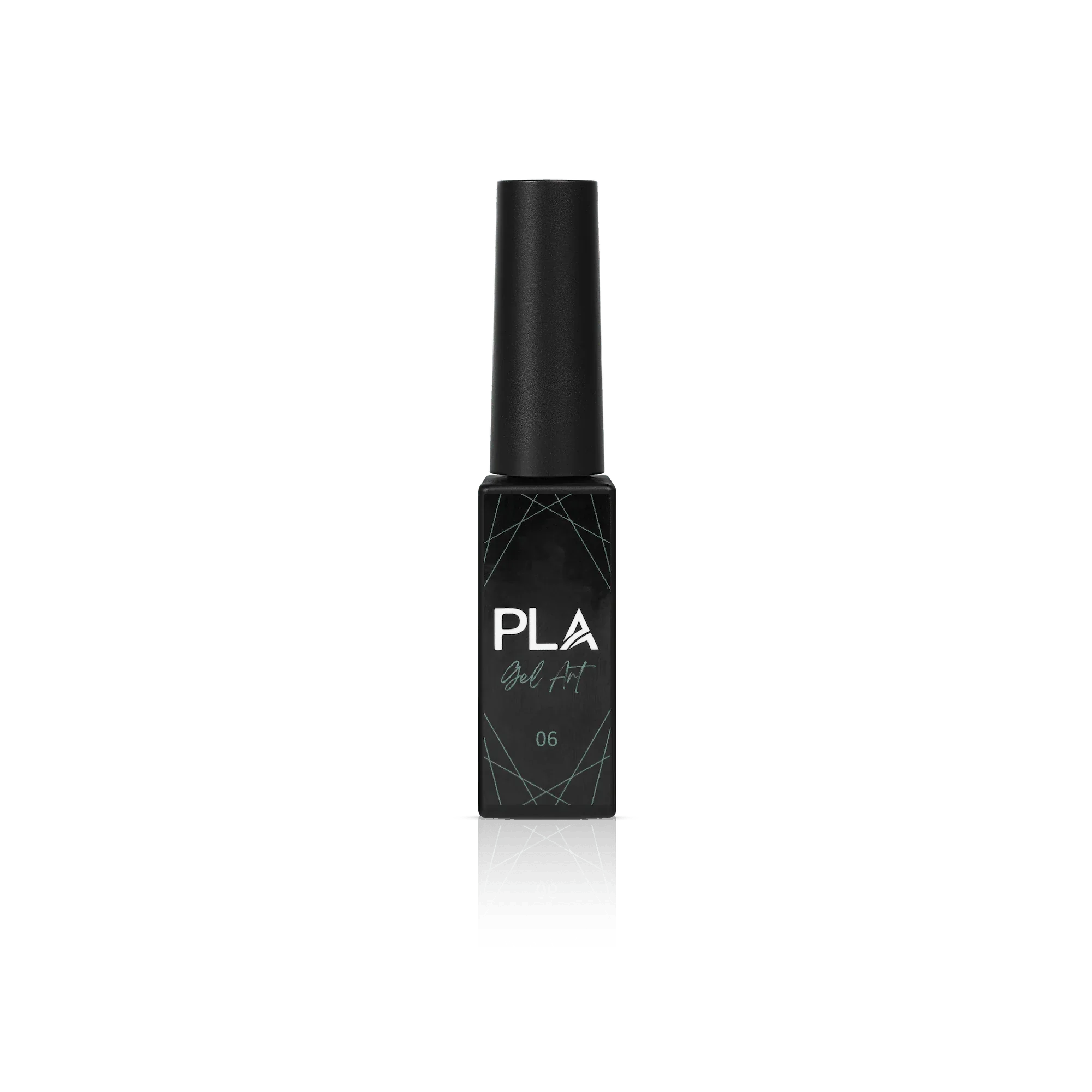 Nail liner for gel polish from Paris Lash Academy (emerald green, front view)