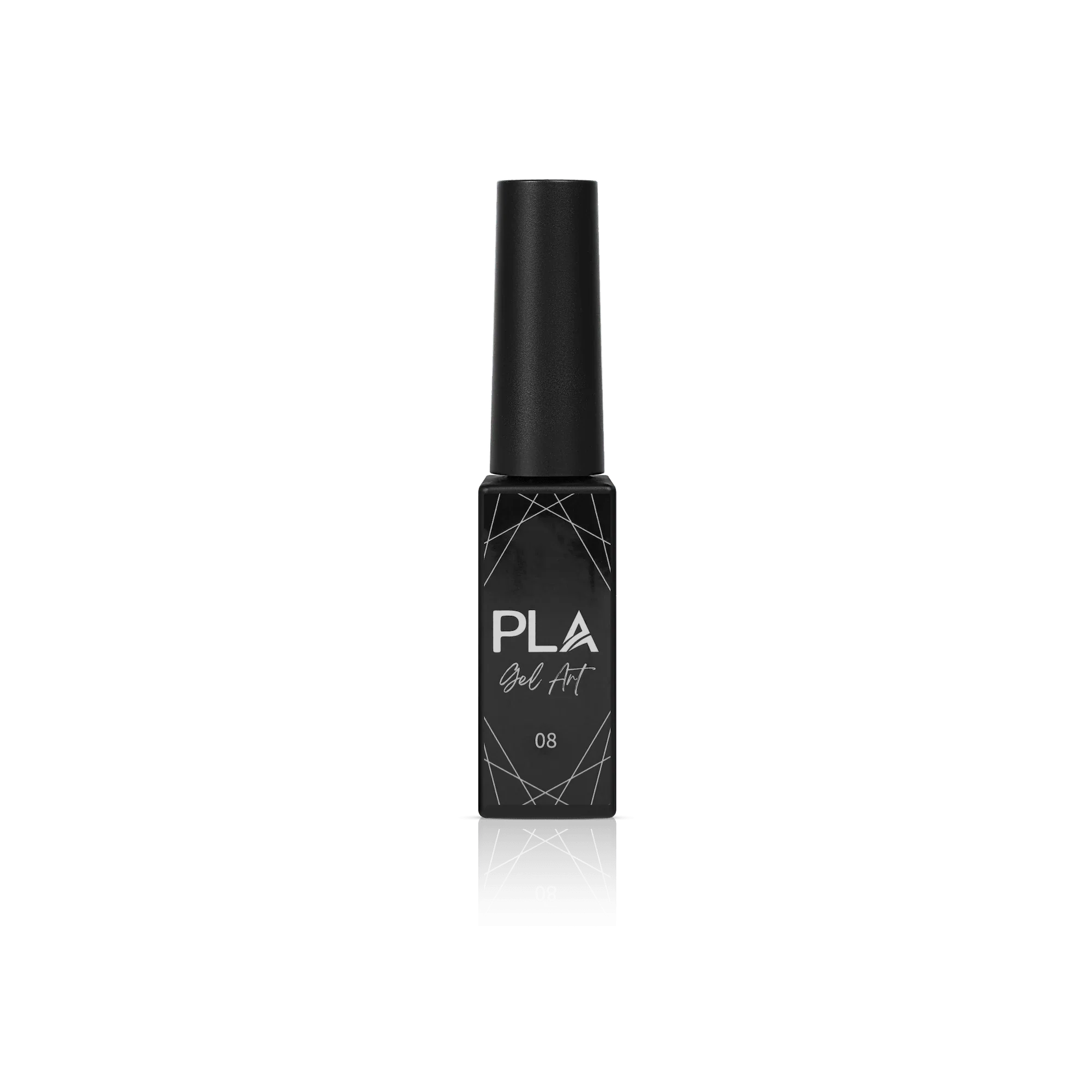Nail liner for gel polish from Paris Lash Academy (pastel purple, front view)