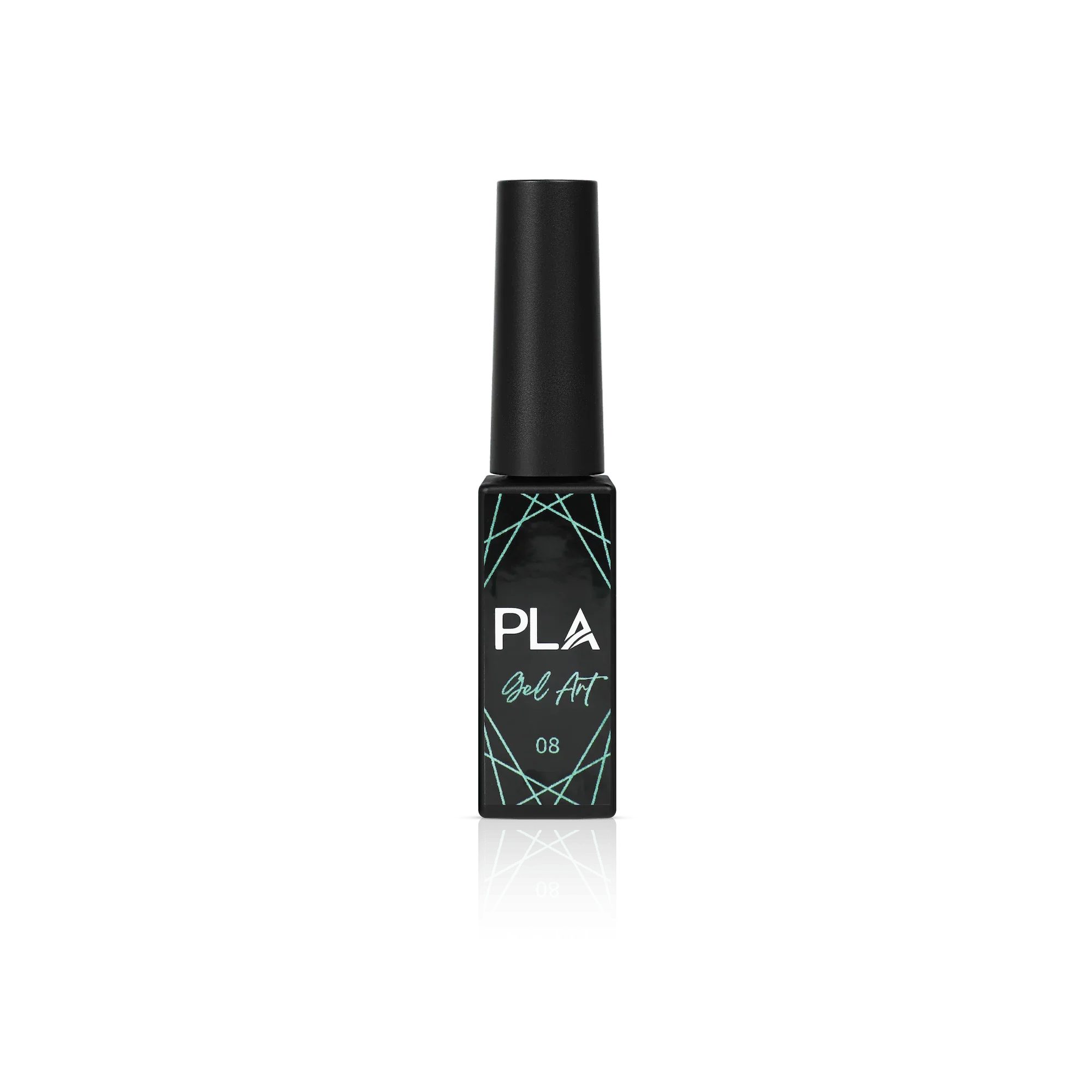 Nail liner for gel polish from Paris Lash Academy (turquoise, front view)
