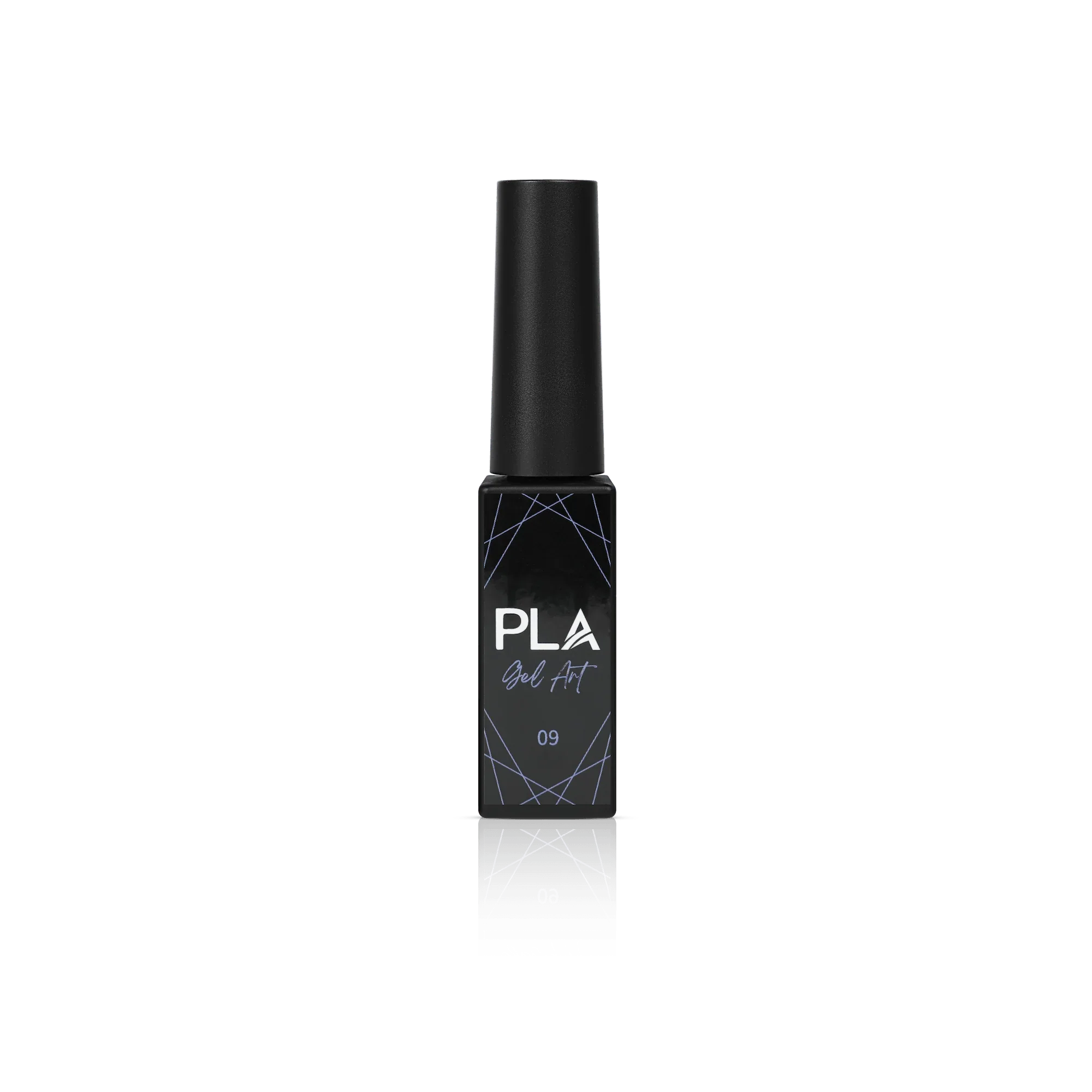 Nail liner for gel polish from Paris Lash Academy (light gray blue, front view)