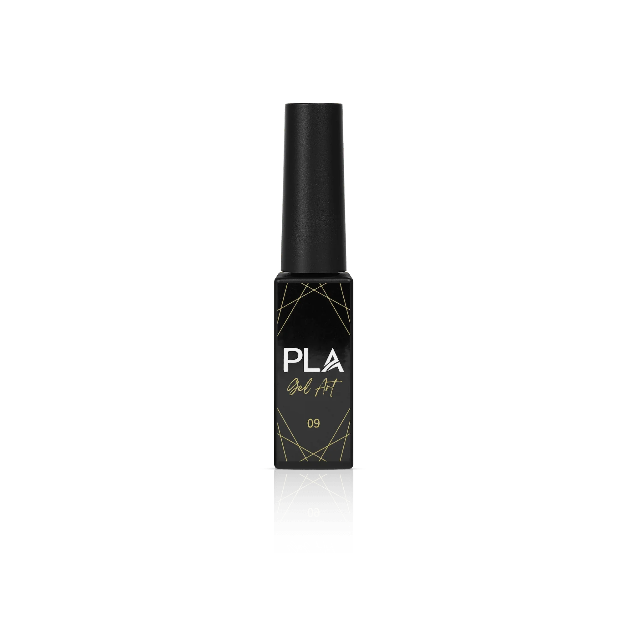 Nail liner for gel polish from Paris Lash Academy (neon yellow, front view)