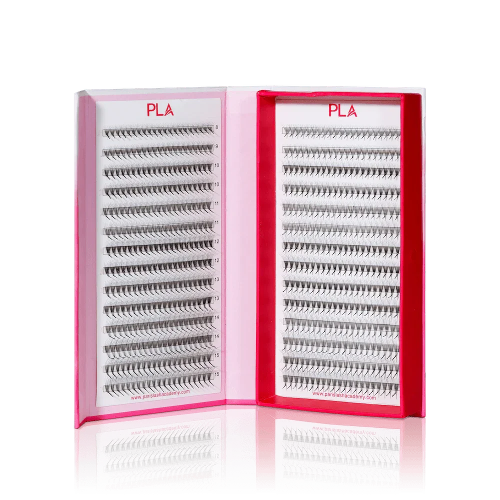 Bold lashes in LD Curls from Paris Lash Academy (front view of lash tray)