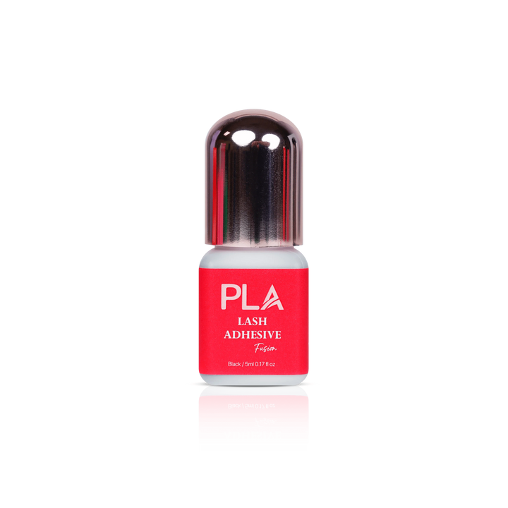 Lash Adhesive from Paris Lash Academy: Fusion (5mL). Front view of adhesive bottle