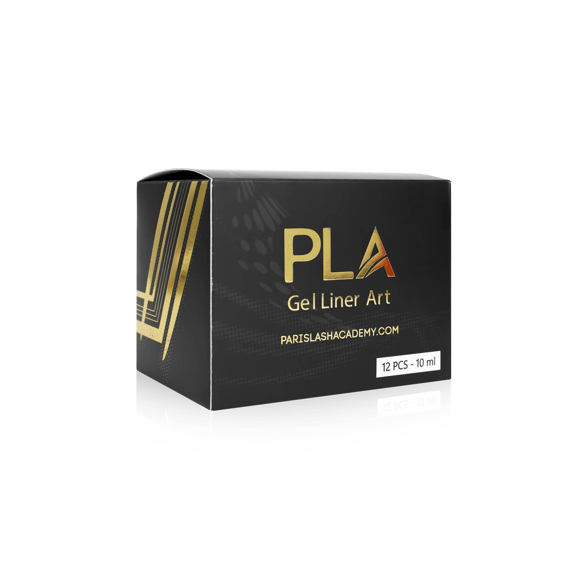 Nail liner for gel polish from Paris Lash Academy (collection box, front view)